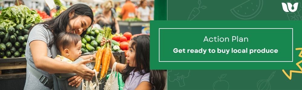 Action Plan. Get ready to buy local produce.